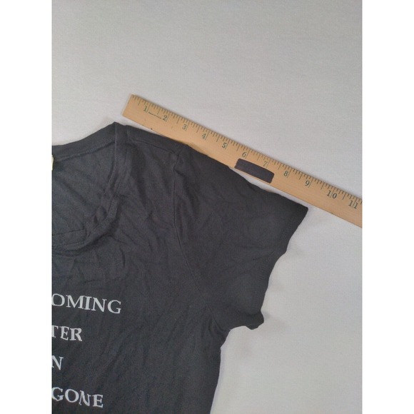 Enough About Me Women's Black Tshirt "What's Coming Is Better Than What Is Gone" - Picture 6 of 9